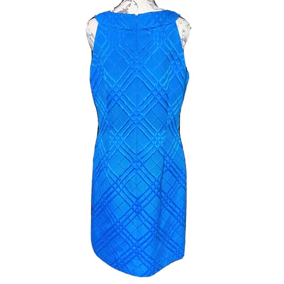 Evan Picone Women’s Midi Dress with Bra Strap Holder. Size 14 Blue - Picture 2 of 7
